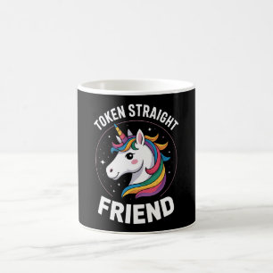 Mug Jeton ami droit Unicorn Gay LGBTQ Pride Ally