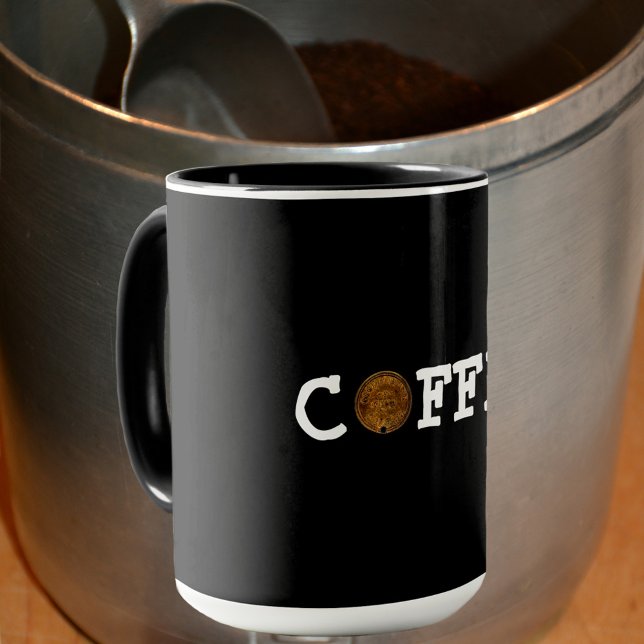 Mug Jeton de CAFÉ bon pour un noir (Créateur téléchargé)