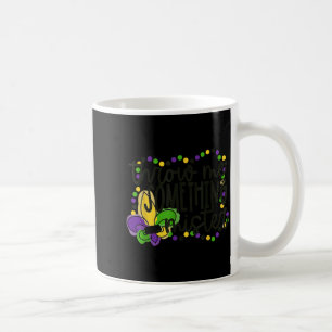 Mug Jette quelque chose monsieur mardi gras perles nou