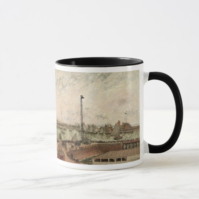 Mug Jetty, Le Havre, Misty de Camille Pissarro (Droite)