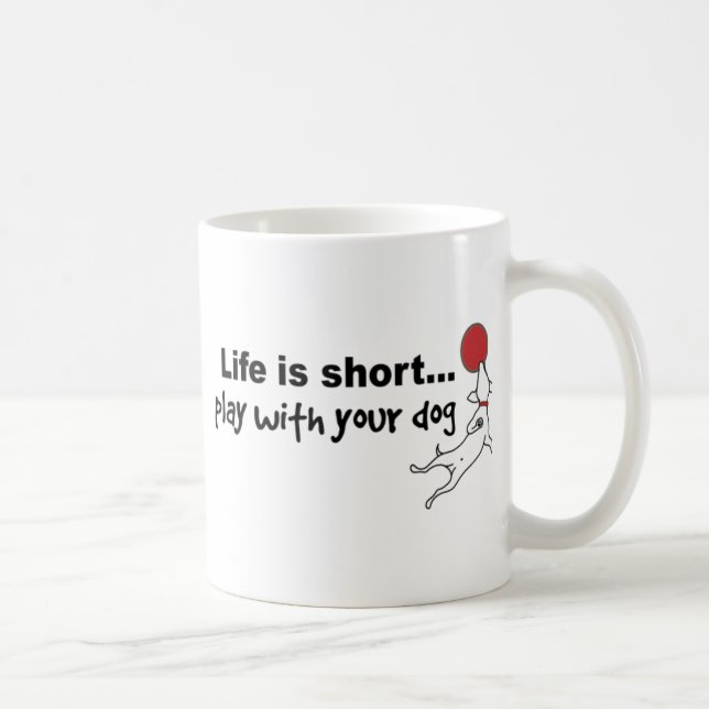Mug Jeu avec votre chien (Droite)