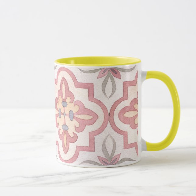 Mug Jeu cadeau de tuile classique maman motif préféré  (Droite)
