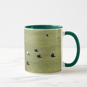 Mug Jeu d'action de pelouse Bowls,
