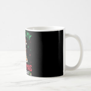 Mug Jeu d'arbre de Noël moche Père Noël Akita Inu Chie