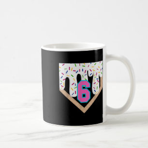Mug Jeu de baseball 6e anniversaire Accueil Plate Boys