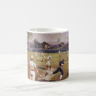 Mug Jeu de baseball sportif vintage par Henry Sandham