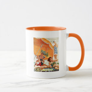 Mug Jeu de carte à la plage par Alex Ross