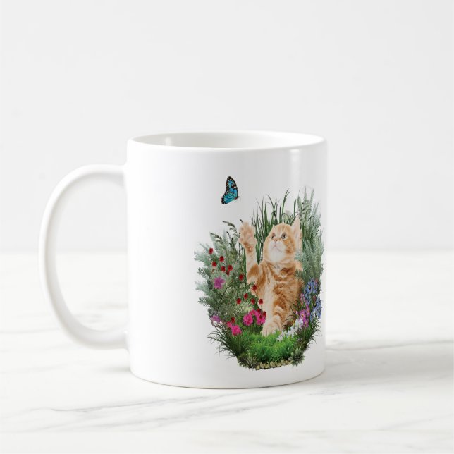 Mug Jeu de chaton au gingembre (Gauche)