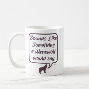 Mug Jeu de fête drôle de loup-garou Accusez la phrase