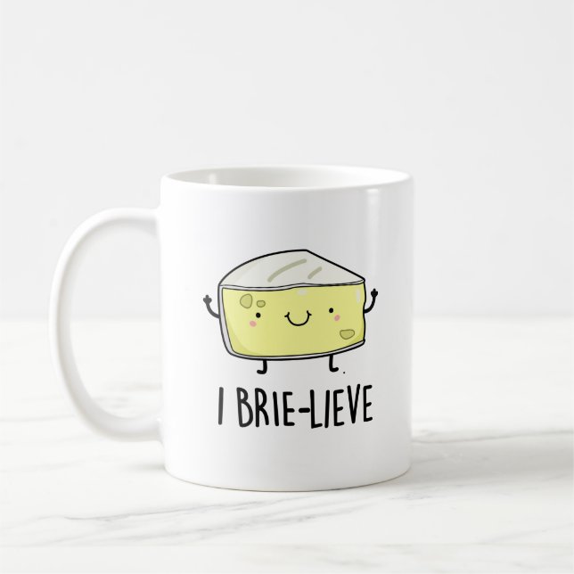 Mug Jeu de fromage à brie positif en direct (Gauche)