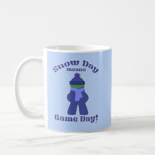 Mug Jeu de la neige Jeu hiver froid Meeps temps de pla