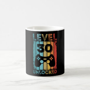 Mug Jeu de niveau 30 Déverrouillé 30e anniversaire G