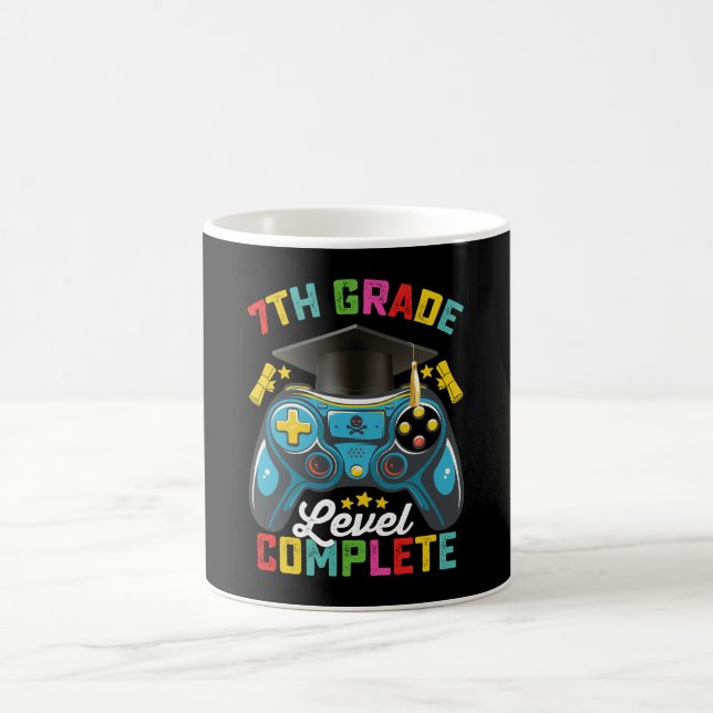 Mug Jeu de niveau 7e de fin d'études Gamer (Centre)