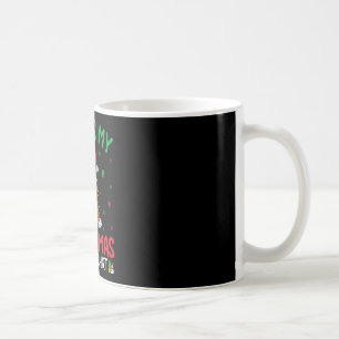 Mug Jeu de Noël laid Père Noël Collie Chien Noël P
