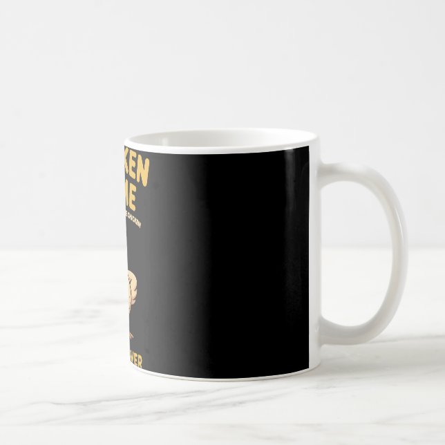 Mug Jeu de poulet Ne regardez pas le jeu de poulet Gam (Droite)