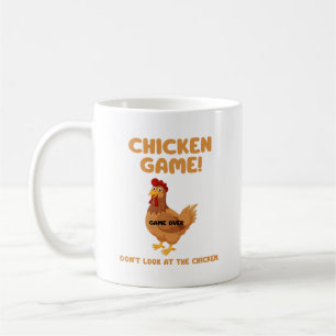 Mug Jeu de poulet ne regardez pas le poulet