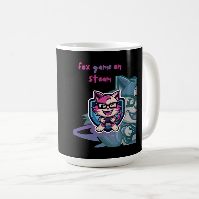 Mug jeu de renard à la vapeur (Devant droit)