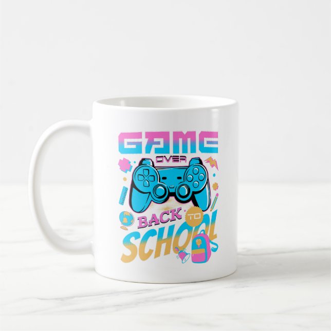 Mug Jeu De Retour À L'École Joyeux Premier Jour De L'É (Gauche)