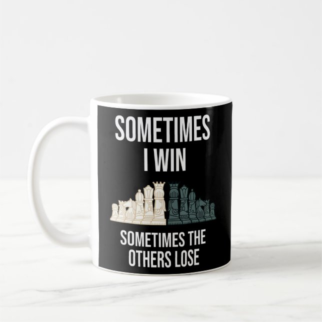 Mug Jeu D'Échecs Dire Avec Les Morceaux D'Échecs Jouer (Gauche)