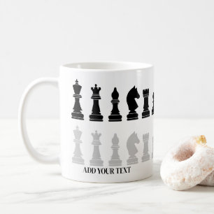 Mug Jeu d'échecs moderne personnalisé