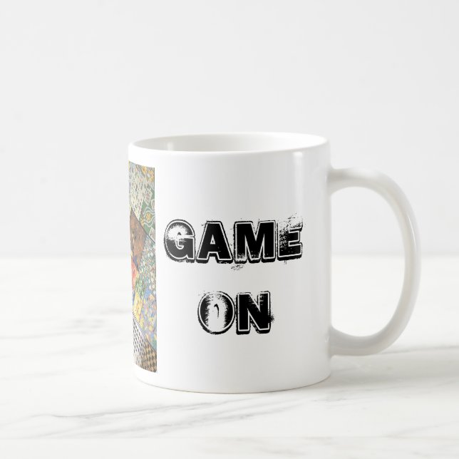 Mug Jeu dessus !  Jeux de société (Droite)