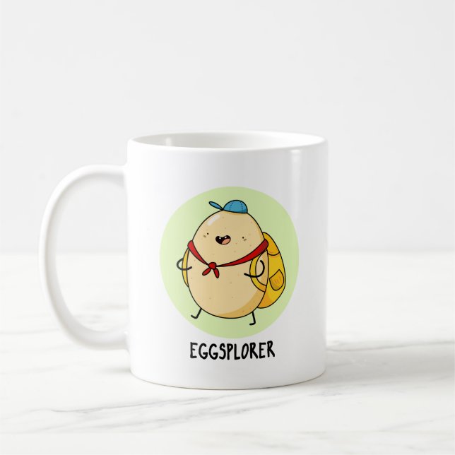 Mug Jeu d'explorateur d'oeufs amusant (Gauche)