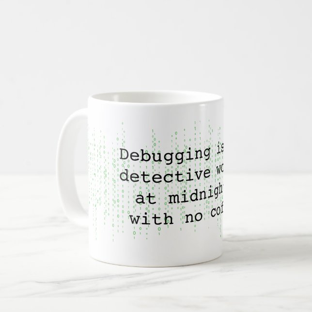 Mug Jeu d'Humour programmeur (Devant gauche)