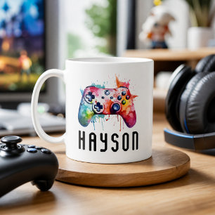 Mug Jeu Enfants personnalisés Jeu vidéo de nom perso