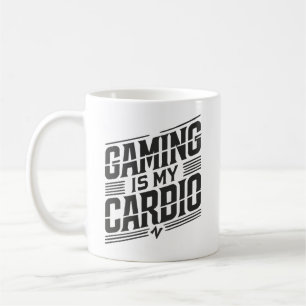 Mug Jeu Est Mon Cardio - Amusant Humour Gamer