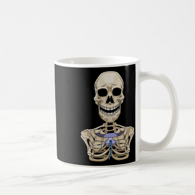 Mug Jeu Halloween Skeleton Gamer Controller (Droite)