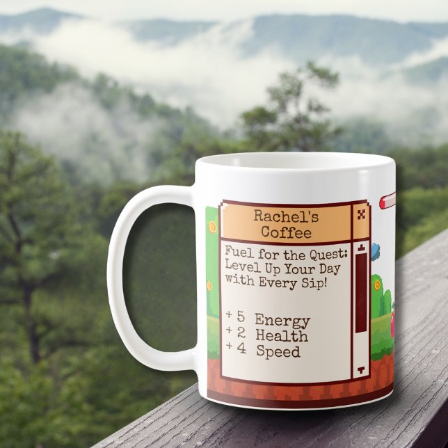 Mug Jeu Retro Pixel Personnalisé (Créateur téléchargé)
