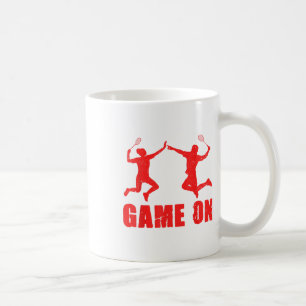 Mug Jeu Sur Graphic Badminton Joueur Navette Sports Sm