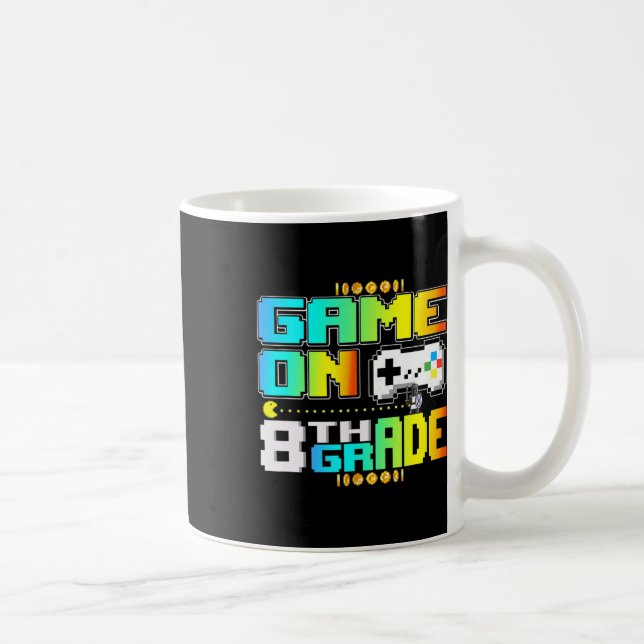 Mug Jeu Sur Jeu De 8E Année Jeu Vidéo Joueur Retour À  (Droite)