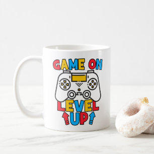 Mug Jeu Sur Niveau Up Drôle Anniversaire Garçon Jeu Am