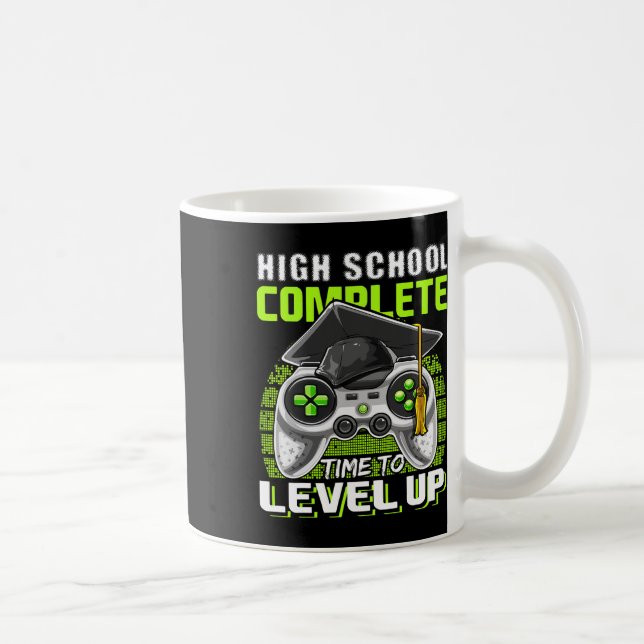 Mug Jeu Vidéo Complet de l'école Cadeau Graduation Sen (Droite)