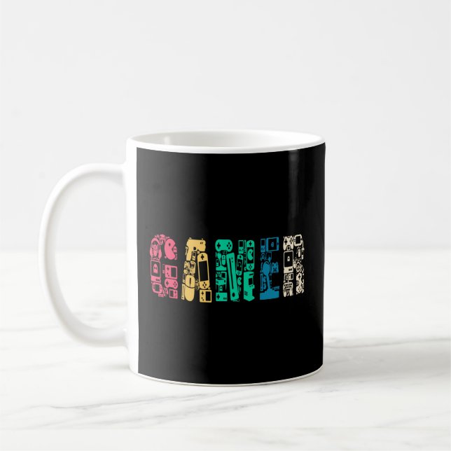 Mug Jeu vidéo de gamer jeu Calligram (Gauche)