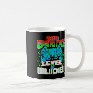 Mug Jeu vidéo déverrouillé de 3e année Retour à l'écol