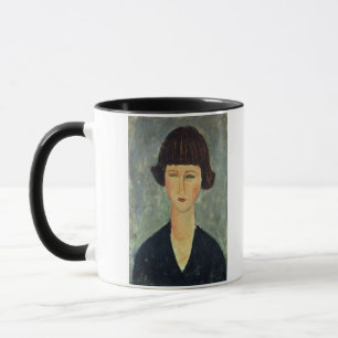 Mug Jeune Brunette, 1917 (huile sur la toile)