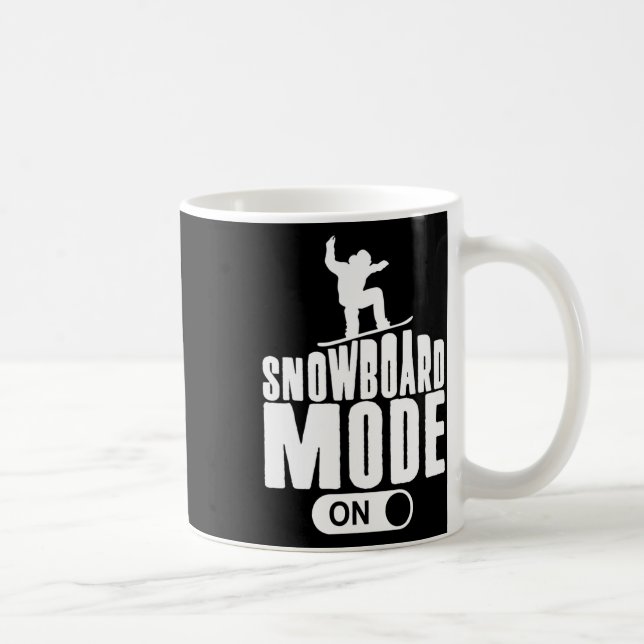 Mug Jeune cool Snowboarder Cadeau Snowboard Mode Chez  (Droite)