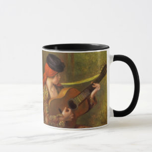 Mug Jeune Espagnole avec guitare par Pierre Renoir