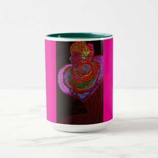 Mug Jeune femme avec un chapeau élégant fait sur mesur
