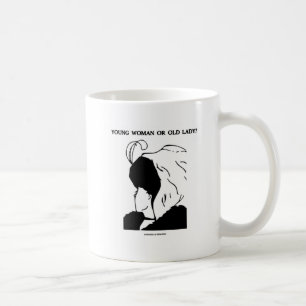 Mug Jeune Femme Ou Vieille Dame ? (Illusion optique)