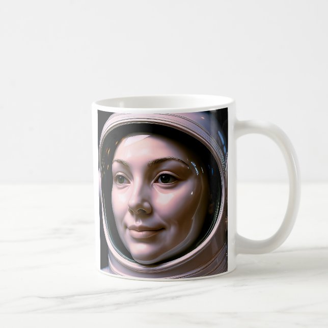 Mug Jeune fille astronaute  (Droite)