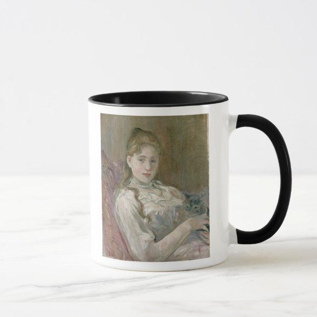 Mug Jeune fille avec le chat, 1892 (Droite)