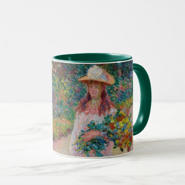 Mug Jeune fille dans le jardin de Giverny, 1888 (Devant droit)