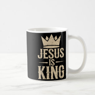 Mug Jeune Jésus Christ est le roi des hommes chrétiens