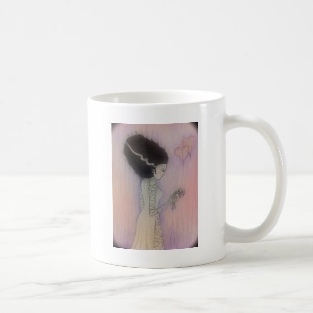 Mug Jeune mariée de Frankenstein (Droite)