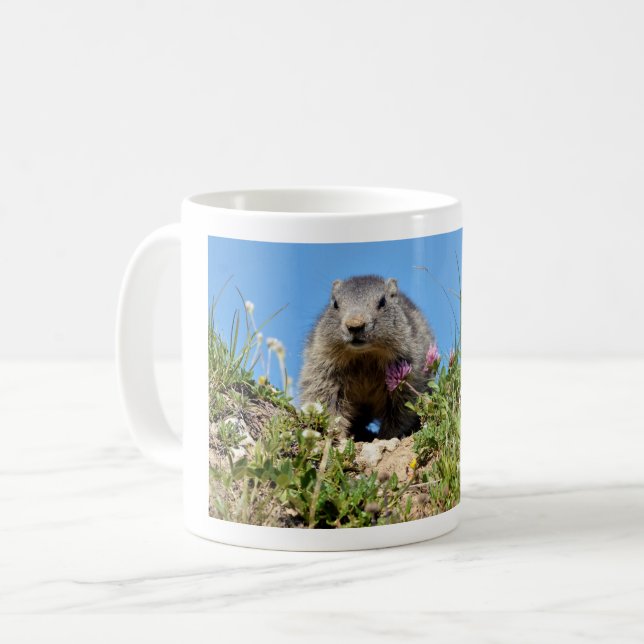 Mug Jeune marmotte alpine (Devant gauche)