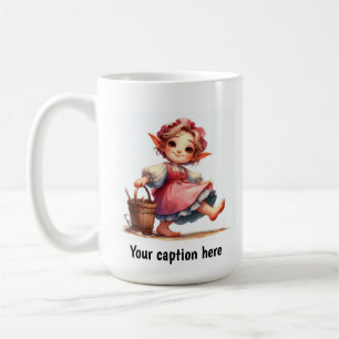 Mug Jeune Munchkin Adorable dans une Tenue Vintage