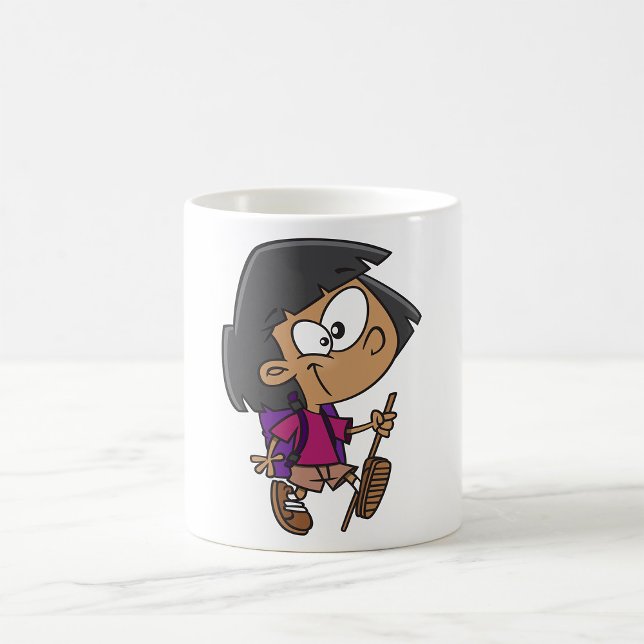 Mug Jeune randonneuse joueuse exploratrice de la natur (Créateur téléchargé)